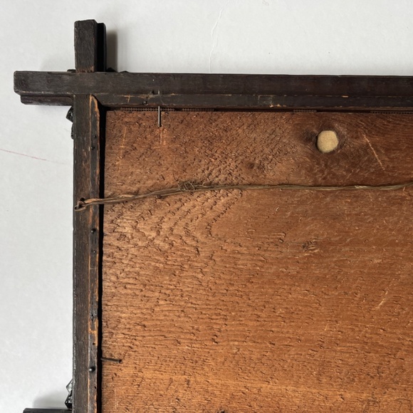 VTG No Place Like Home Embroidered Victorian Frame Needlepoint Oz Inspiration - Picture 13 of 16